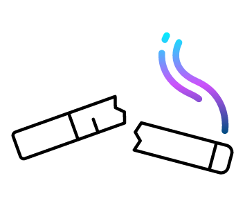 Smettere di fumare per vivere in modo sano.