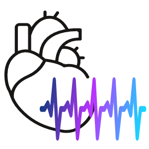 cuore con tachicardia a battito cardiaco rapido