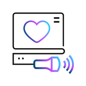 icona che rappresenta un ecocardiogramma