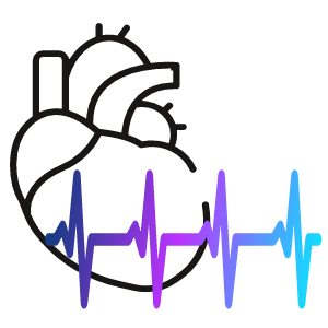 cuore con battito cardiaco normale