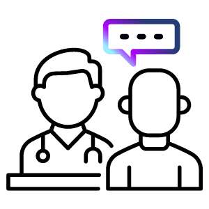 Fai domande al medico prima della procedura.